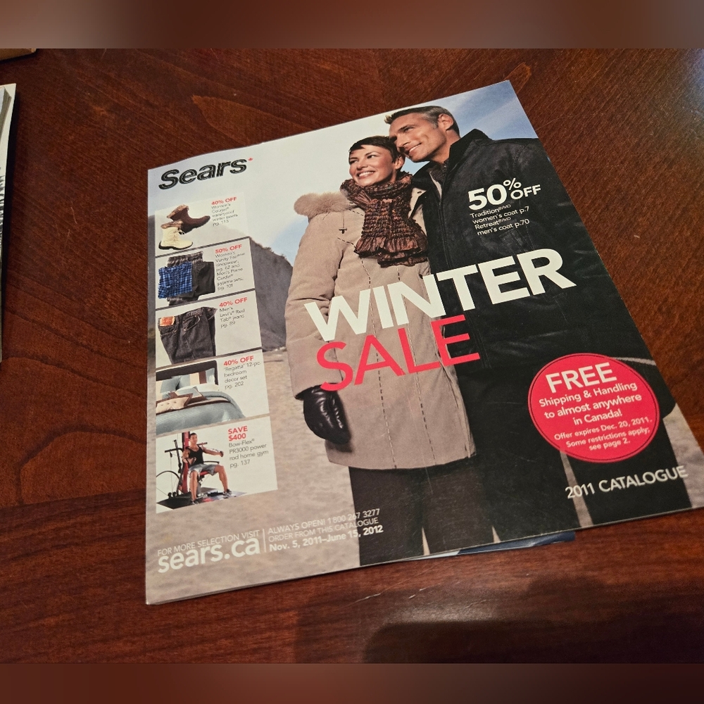 Sears 2011 Winter Sale Catalogue